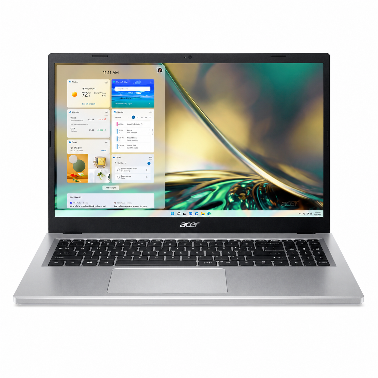 Acer Aspire 3 / UN.36FSI.00N / Intel Celeron N4500 / 8GB LPDDR4X / 256GB PCIe NVMe SSD / Intel UHD Graphics / 15.6" HD Display / Win 11 Home / 1 Year Warranty