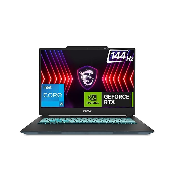 MSI Cyborg 14 / A13UCX-205IN / Intel 13th Gen. i5 / 16GB / 512GB SSD  / Nvidia GeForce RTX2050 /Windows 11 Home / Translucent Black